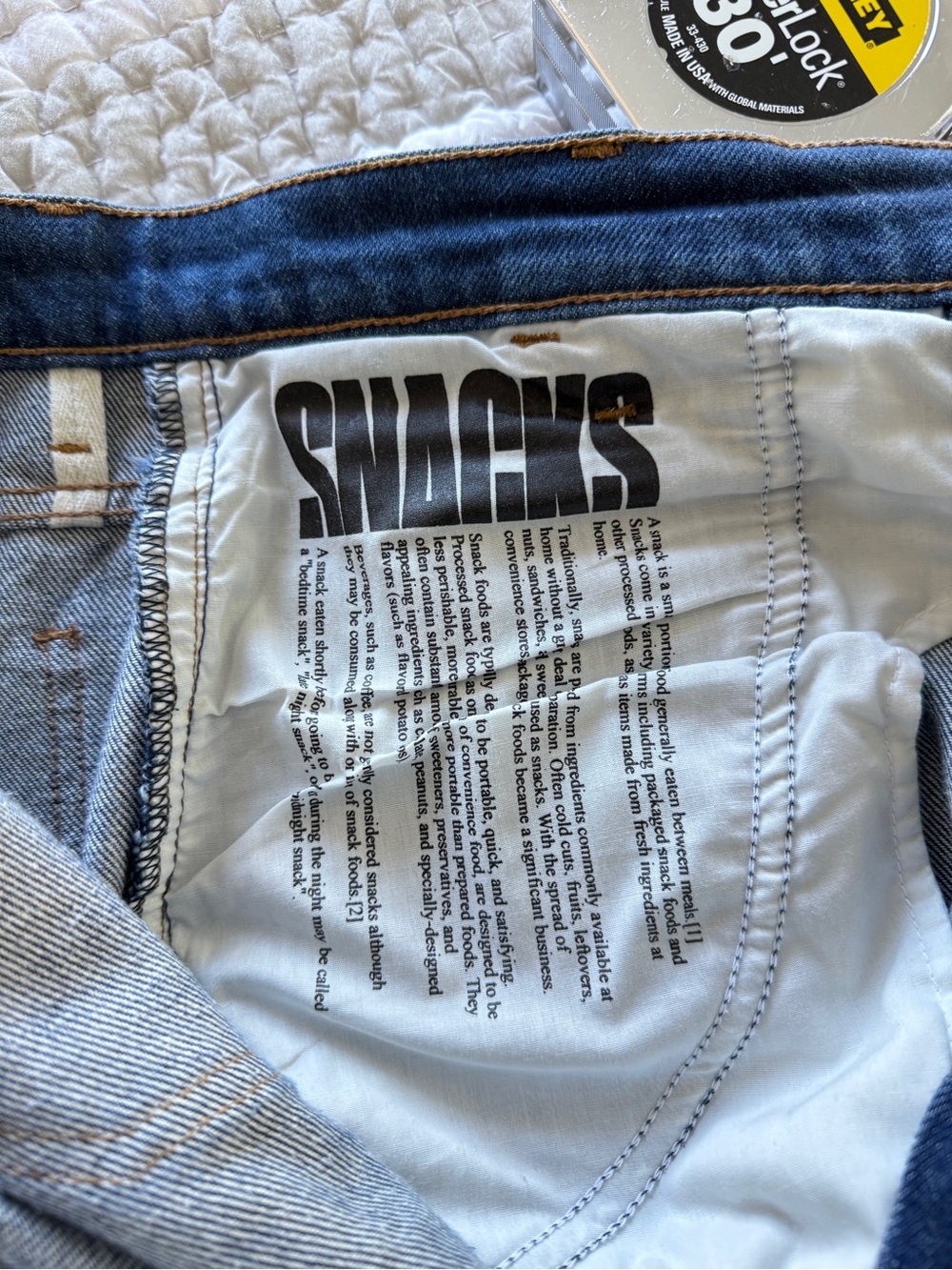 MOTHER “Snacks” Wide-Leg, High-Rise Jeans, Size 28 - Picture 6 of 8
